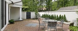 Professional landscaping in a Newcastle garden
