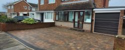 Resin bound driveway at a Newcastle home
