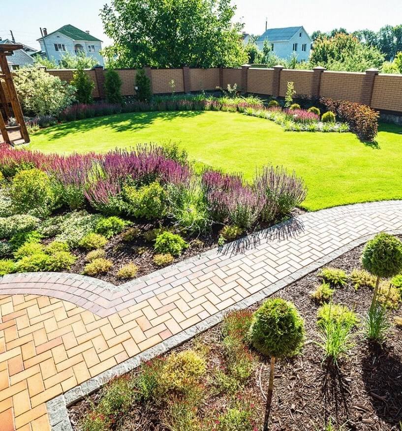 Bespoke garden design service in Northumberland with planting plans