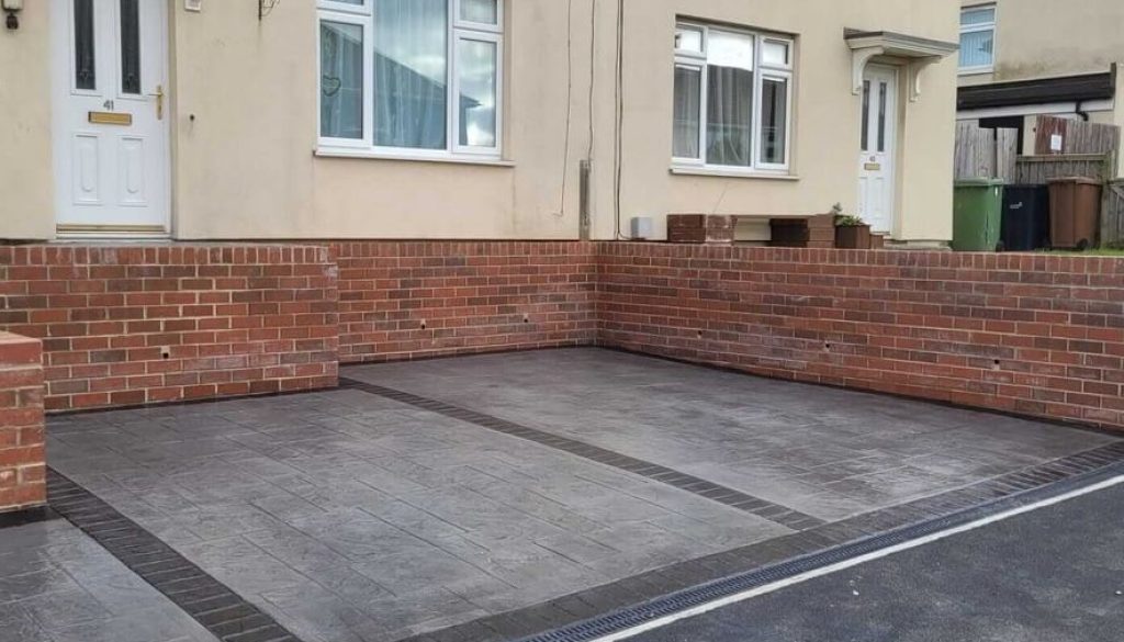 Resin bound driveway at a Newcastle home