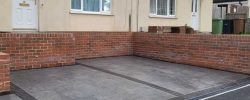 Resin bound driveway at a Newcastle home