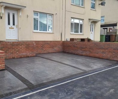 Resin bound driveway at a Newcastle home