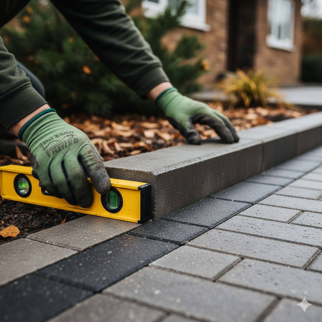 Inspecting kerbs and edging in autumn strengthens your driveway’s structure and helps control drainage through winter.