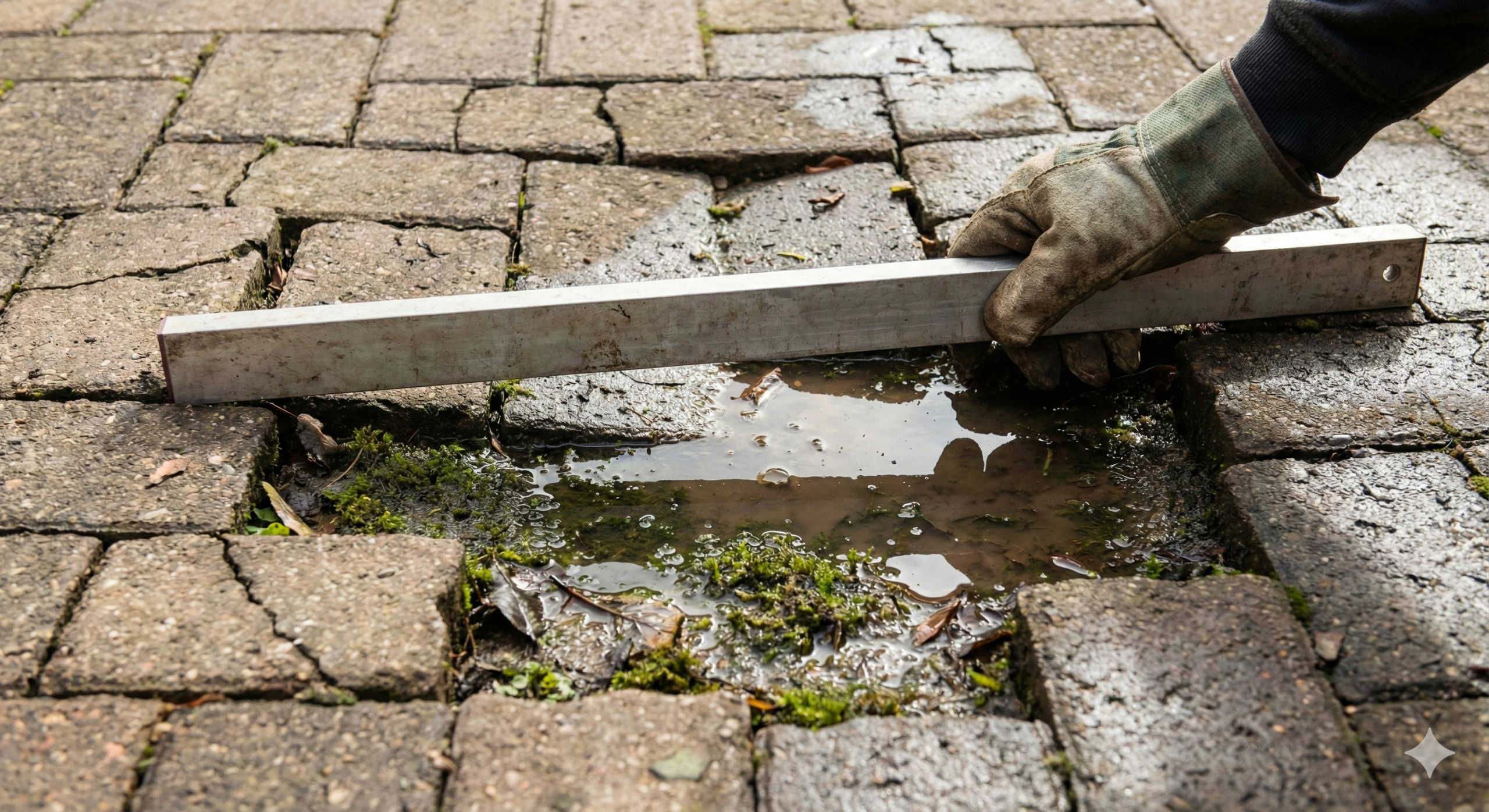 Even small dips can indicate deeper sub-base failure and should be checked before winter worsens the problem.