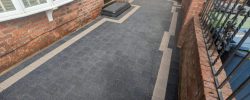 After driveway