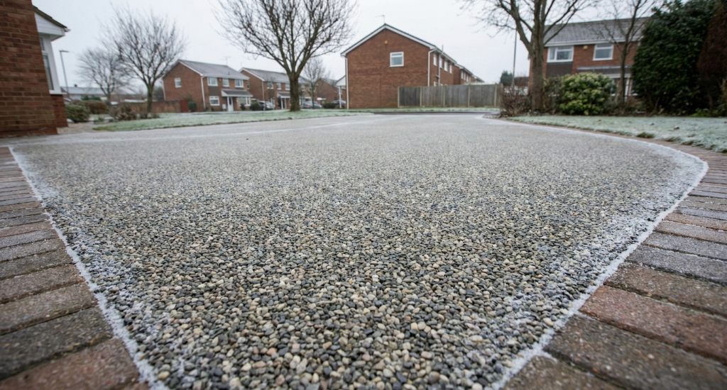 Permeable resin surfaces allow moisture to drain away, reducing freeze–thaw pressure that commonly damages rigid driveway materials in winter.