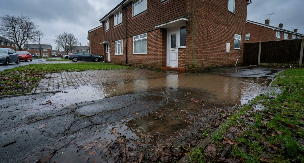 January weather exposes drainage and ground problems that are often hidden during drier months.