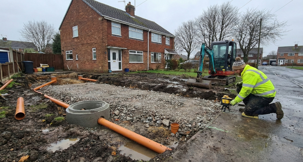 Booking early allows time for proper groundwork and drainage preparation rather than rushed spring installations.