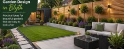 Low-maintenance garden design in Blyth