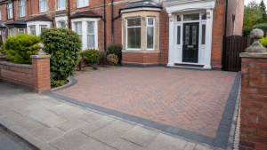 Block paving driveway