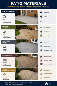 Choose the right patio materials