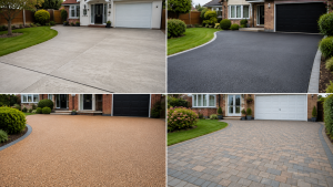 Types of driveway surface in Northeast homes