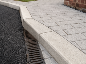 Urban kerb and pavement details