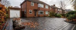 Block paved driveway at a Sunderland home