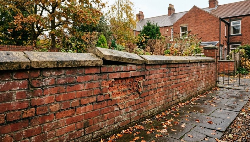 Garden Wall Warning Signs North East