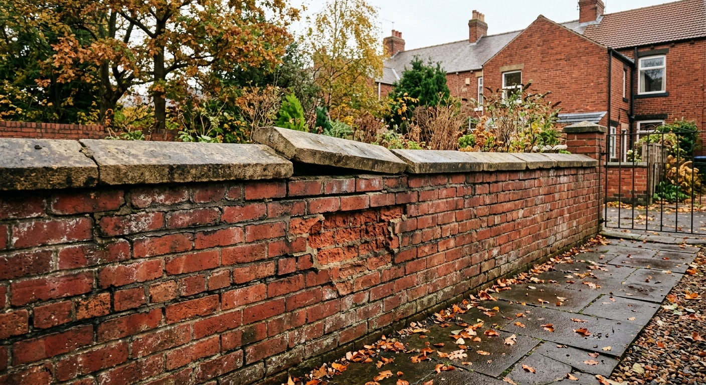 Garden Wall Warning Signs North East