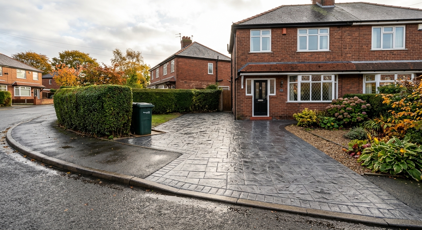 Imprinted Concrete Driveway North East_Featured