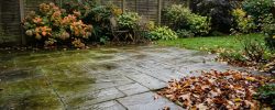 Slippery Autumn Patio North East