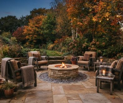 Patio Fire Pit on Sandstone_Featured